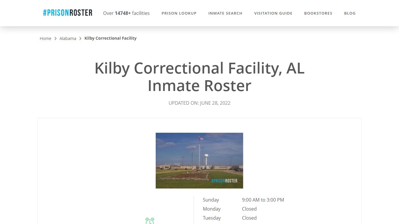 Kilby Correctional Facility, AL Inmate Roster - Prisonroster